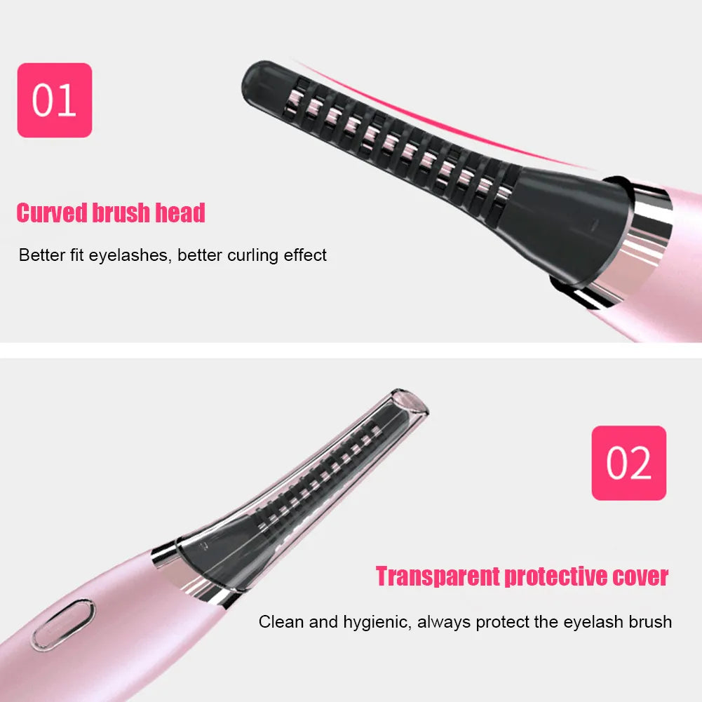 Mini Electric Eyelash Heated Curler.