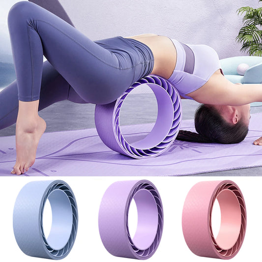 Yoga Roller Pilates Wheel for Back Exercise.