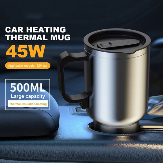 Vehicle Heating Cup 12V Stainless Steel.