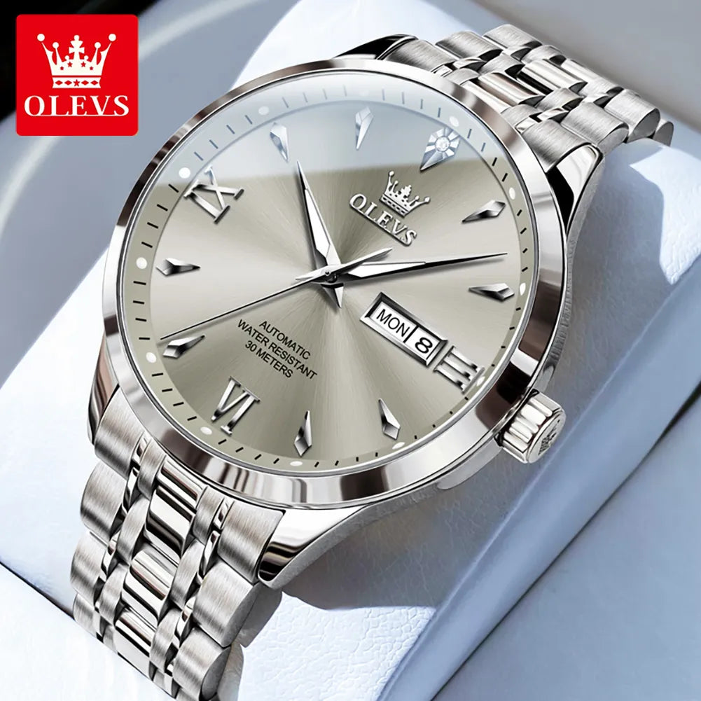 OLEVS Men Watches Top Brand.  Waterproof,