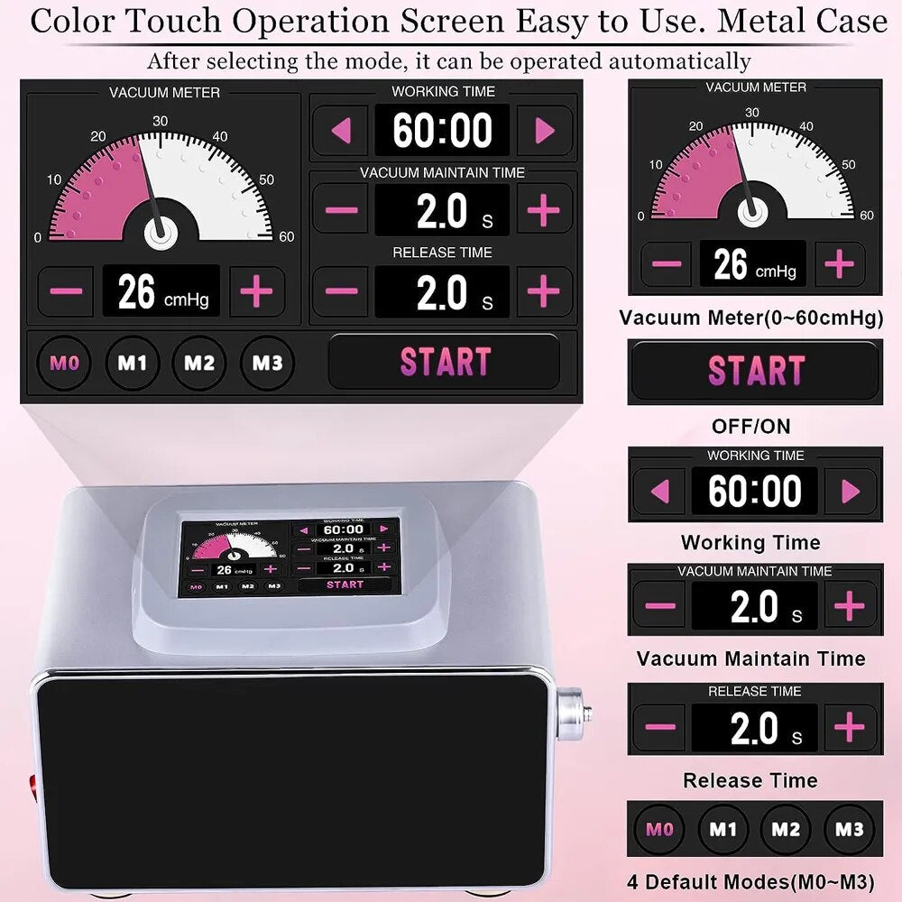 Vacuum Therapy Breast Enlargement Machine.