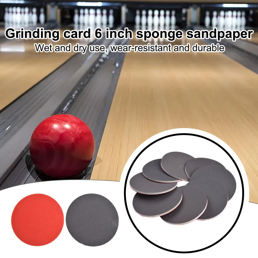 24 pcs Sandpaper Bowling Ball Cleaner