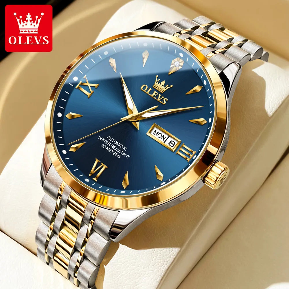 OLEVS Men Watches Top Brand.  Waterproof,