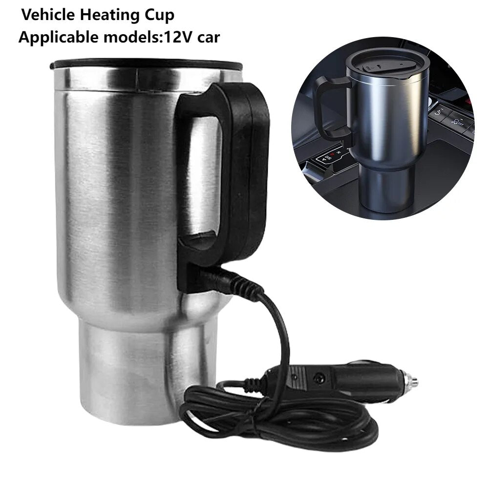 Vehicle Heating Cup 12V Stainless Steel.