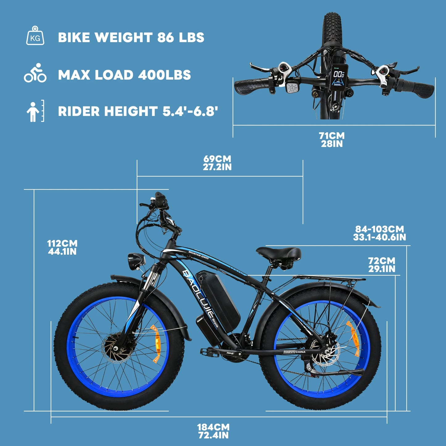 2000 W Electric Bike for Adults