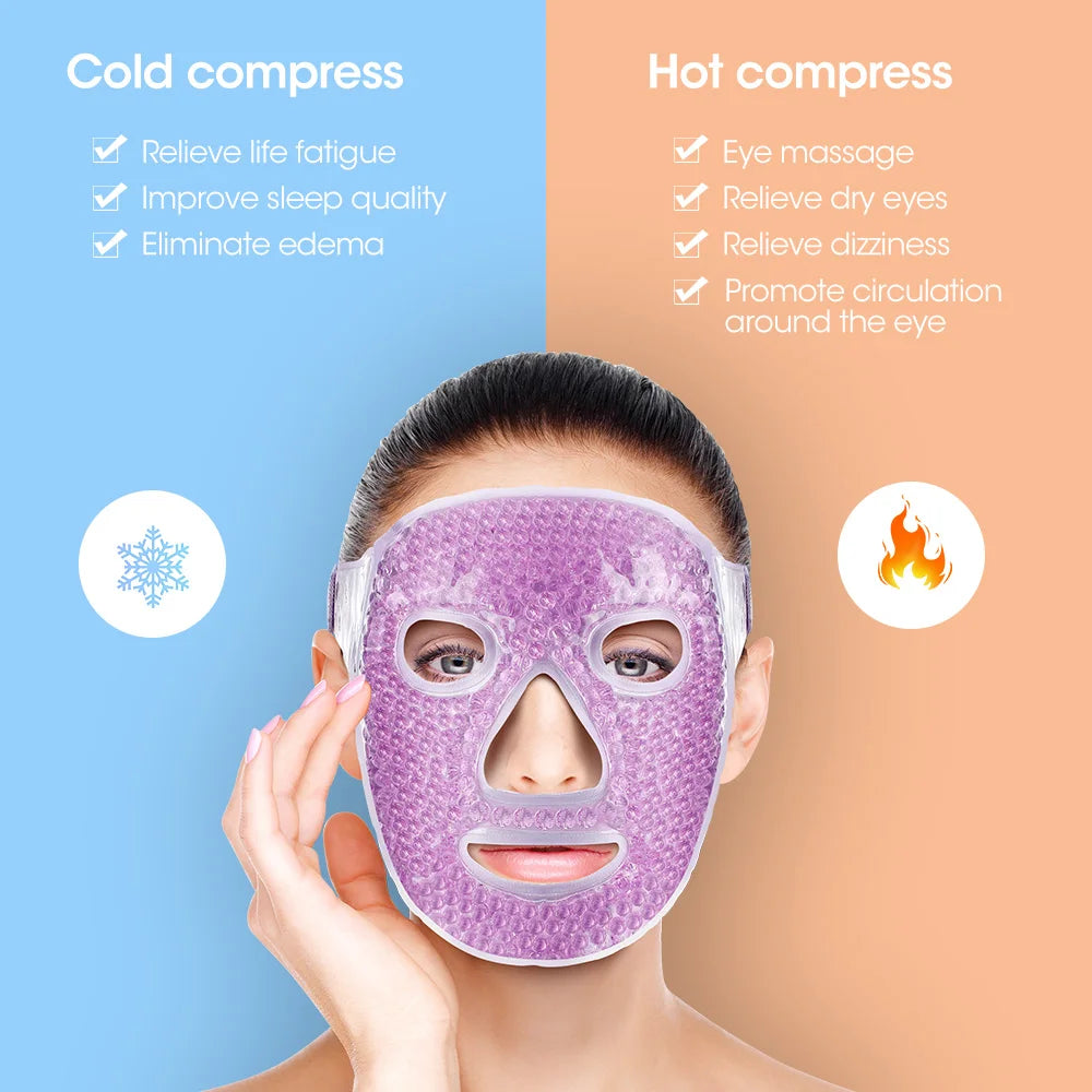 Ice Gel Face Mask Anti Wrinkle Massage.