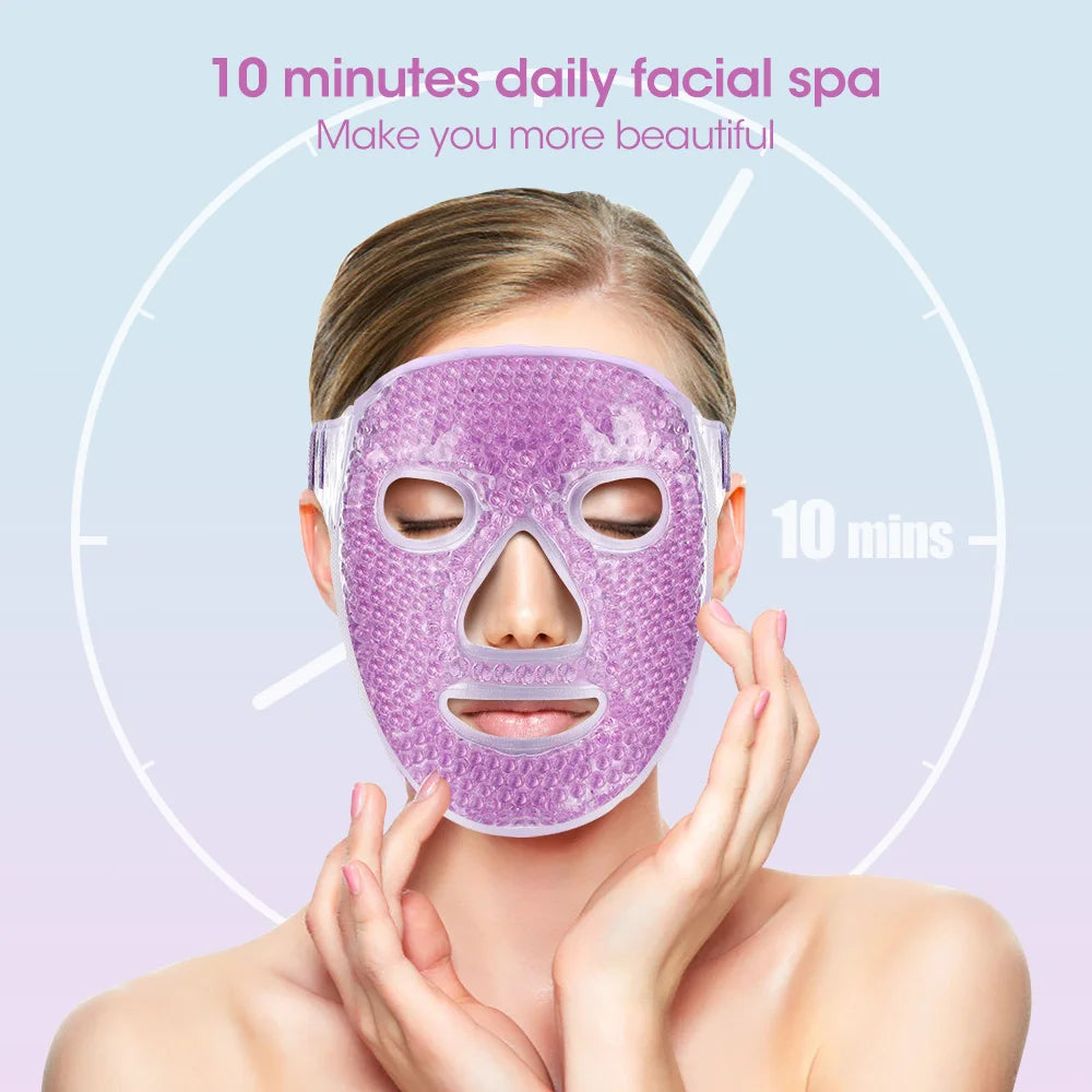 Ice Gel Face Mask Anti Wrinkle Massage.