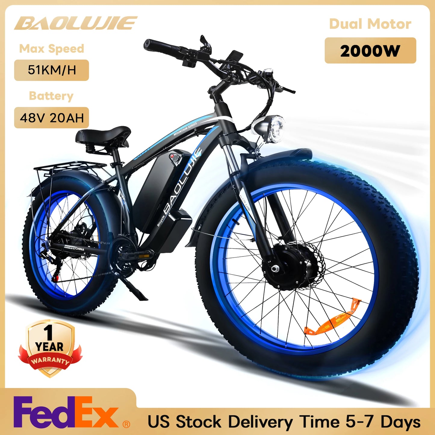 2000 W Electric Bike for Adults