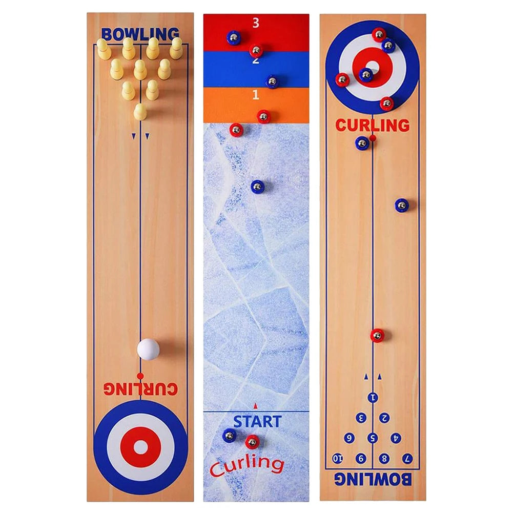 Bowling Shuffleboard Table Set